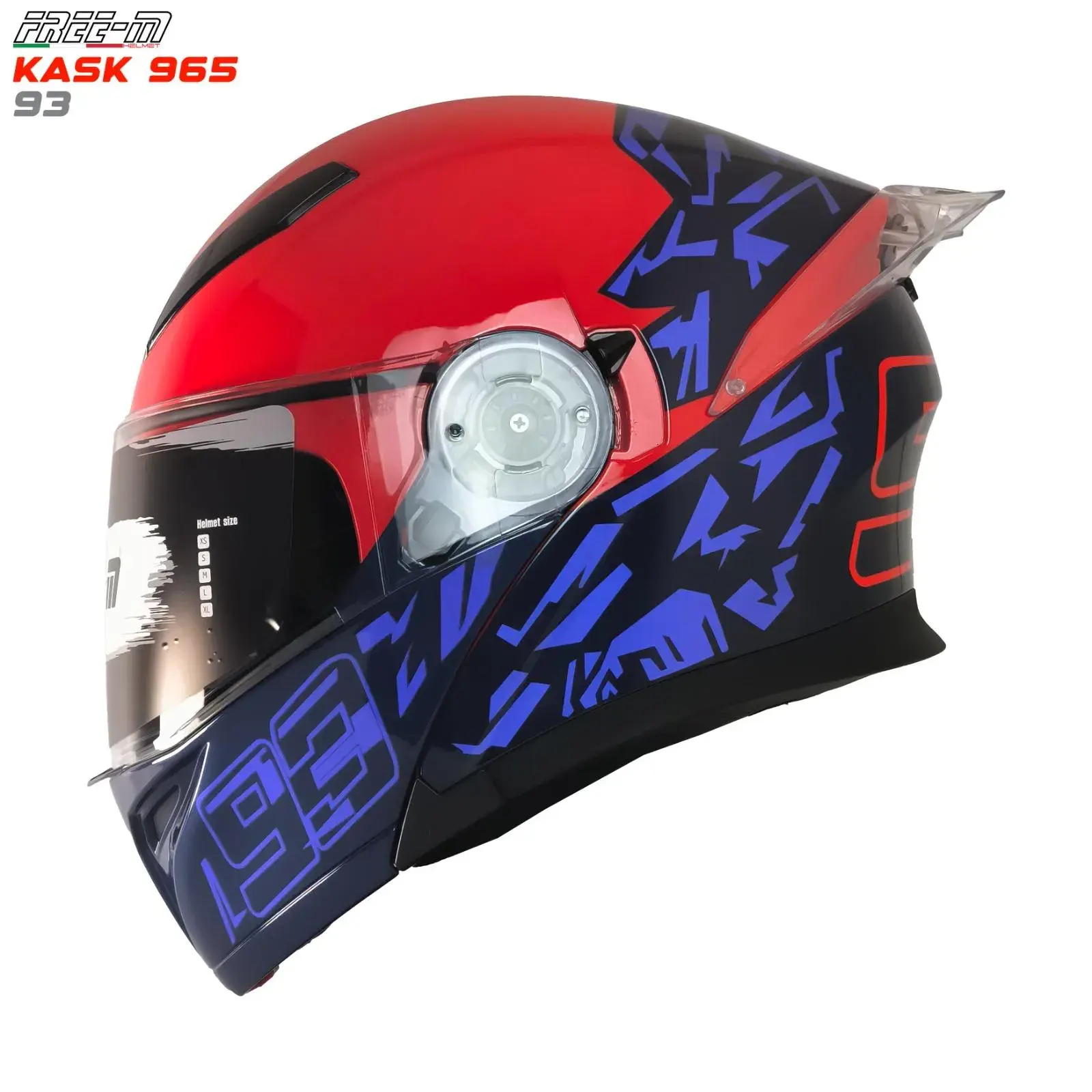 FR-M 965 93 ÇENE AÇILIR KASK